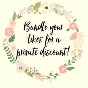 Bundle your likes! I’ll give you a private offer.